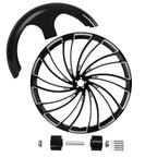 30" Front Wheel Rim Hub for Harley Touring (2008–2025) Dual Disc Painted