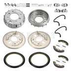 Front Brake Drum Wheel Cylinder Shoes Kit for Honda TRX300FW (1995–2000)