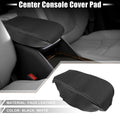Center Console Armrest Cover for Dodge Charger (2008–2010) Black White Stitches