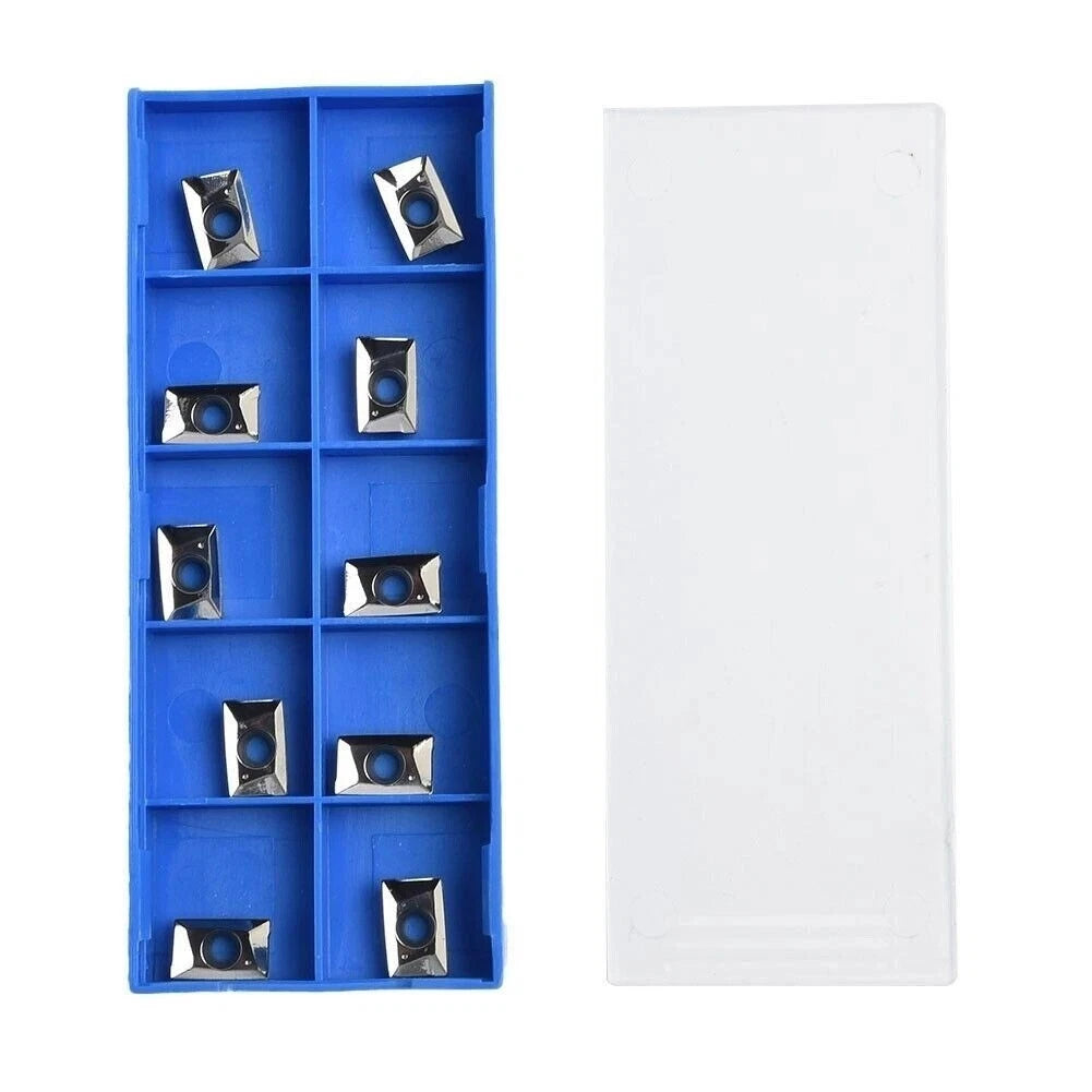 10X APKT1003PDFR Carbide Inserts for CNC Aluminum Milling