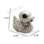 2-Pack Duck Skeleton Plastic Bones for Halloween Graveyard (2024-2025)