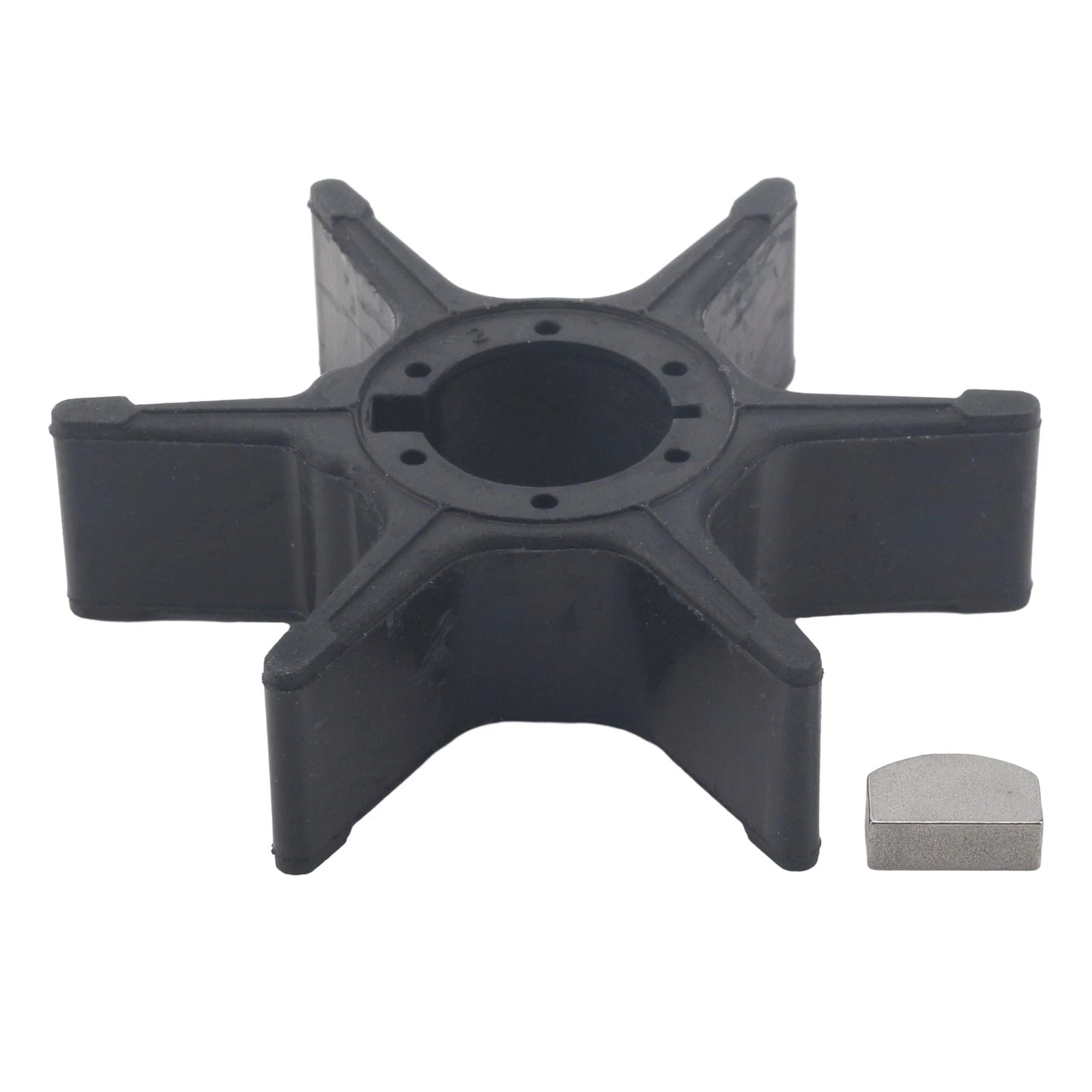 Water Pump Impeller & Key for Suzuki 20-40 HP 2 Stroke Outboard 17461-96312