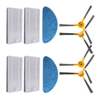 Set of 4 Filters & Side Brushes for Ikhos 800T820S Robot Vacuum
