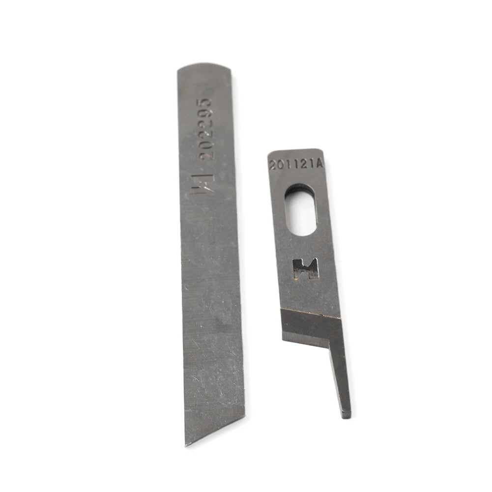 Set of 2 Upper & Lower Knives for Juki MO-6800 & Pegasus Overlock