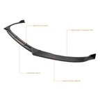 STP-Style Matte Black Front Bumper Body Kit Lower Spoiler Lip for Optima (2011–2013)