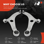 2X Front Lower Control Arm for Hyundai Sonata (2011–2015) Azera Kia Optima