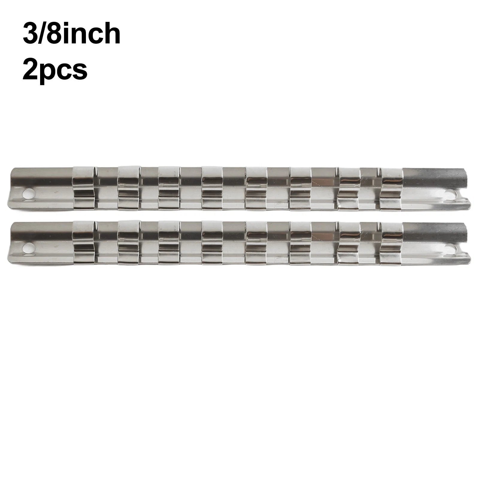 8-Clip Socket Rack Holder for Tool Organization