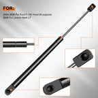 2X Hood Gas Charged Lift Supports for Ford F-150 (2004–2008)