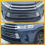 Front License Plate Bracket for Toyota Highlander (2017-2019) Black