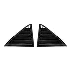 Real Window Louver Shutter Cover Gloss Black for Chrysler 300 (2011–2023)
