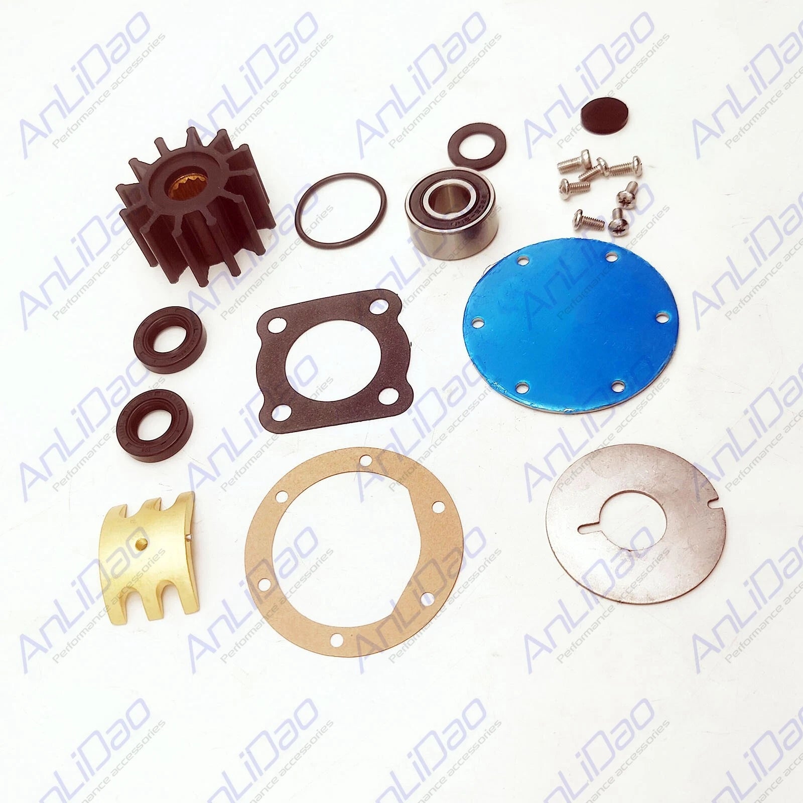Rebuild Kit for Jabsco Perkins Marine Diesel Sea Water Pump (35615, 3270-0001)