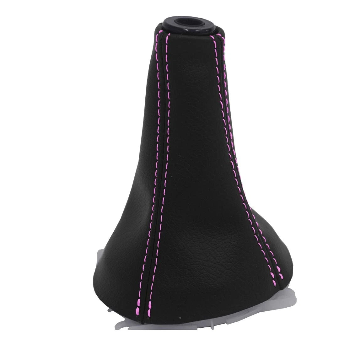 Manual Shift Boot Cover for Mitsubishi Lancer (2002–2007) Pink Stitch