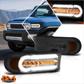 3Pcs Cab Roof Running Light Chrome Housing Yellow LED for Silverado Sierra (2002–2007)