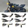 LED Turn Signal Mini Stalk Arrow Lights for Universal Motorcycles (—)