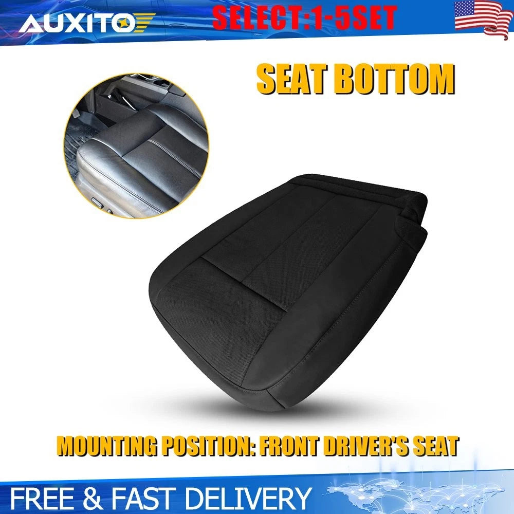 Driver Bottom Perforated Leather Seat Cover for Ford Expedition (2015–2017)