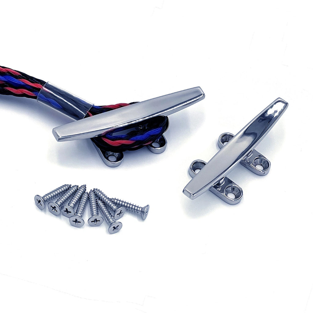 Set of 2 Stainless Steel Cleats for Jetski Kayak Docking