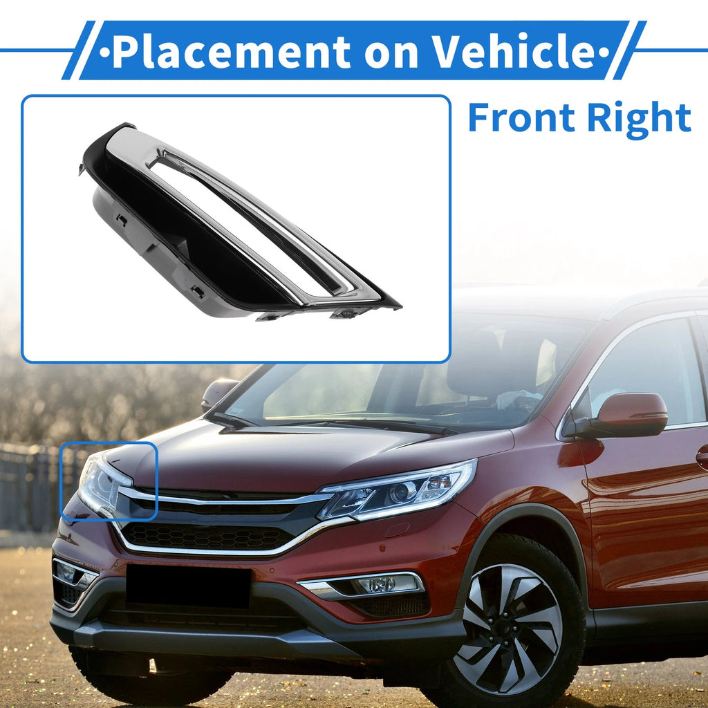 Front Right Fog Light Grill No. 71106TMAH01 for Honda CR-V (2017–2020)