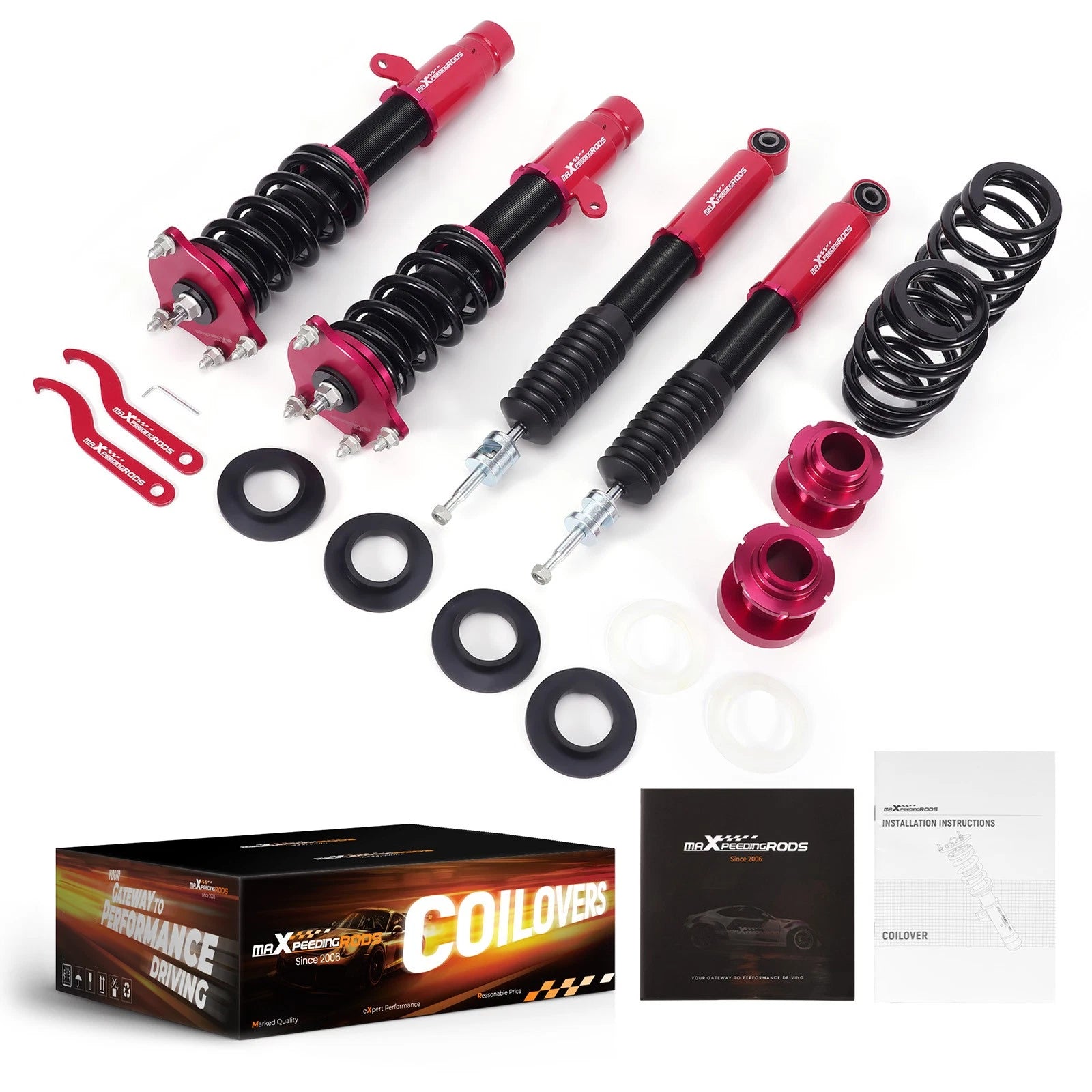 24 Way Damper Coilovers Lowering Kit for Honda Accord (2018–2022)