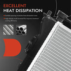 Radiator for Hyundai Sonata Kia Optima (2016–2020) L4 2.0L