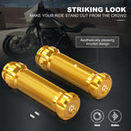 Pair Anodized Hand Grips for Harley Road Glide CVO Ultra FLTRUSE (2011, 2015–2016)