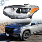 HID Xenon Projector Headlights with LED DRL for Chevy Traverse (2018–2020)