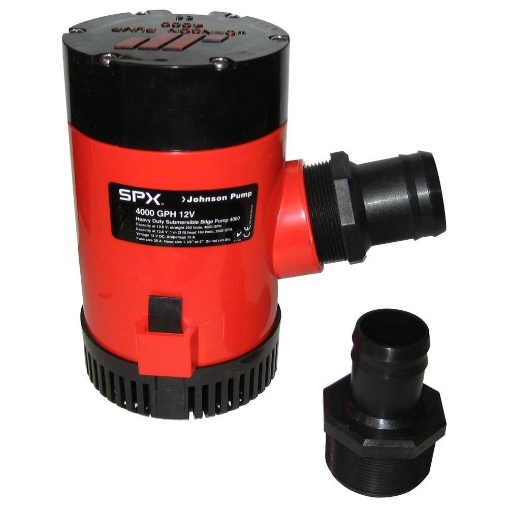 SPX Johnson L4000 Heavy Duty Bilge Pump 12V 4000 GPH BLA 131823 (2010–2023)