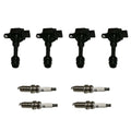 Set of 4 Ignition Coils & Iridium Spark Plugs for Nissan Sentra (2001–2006)
