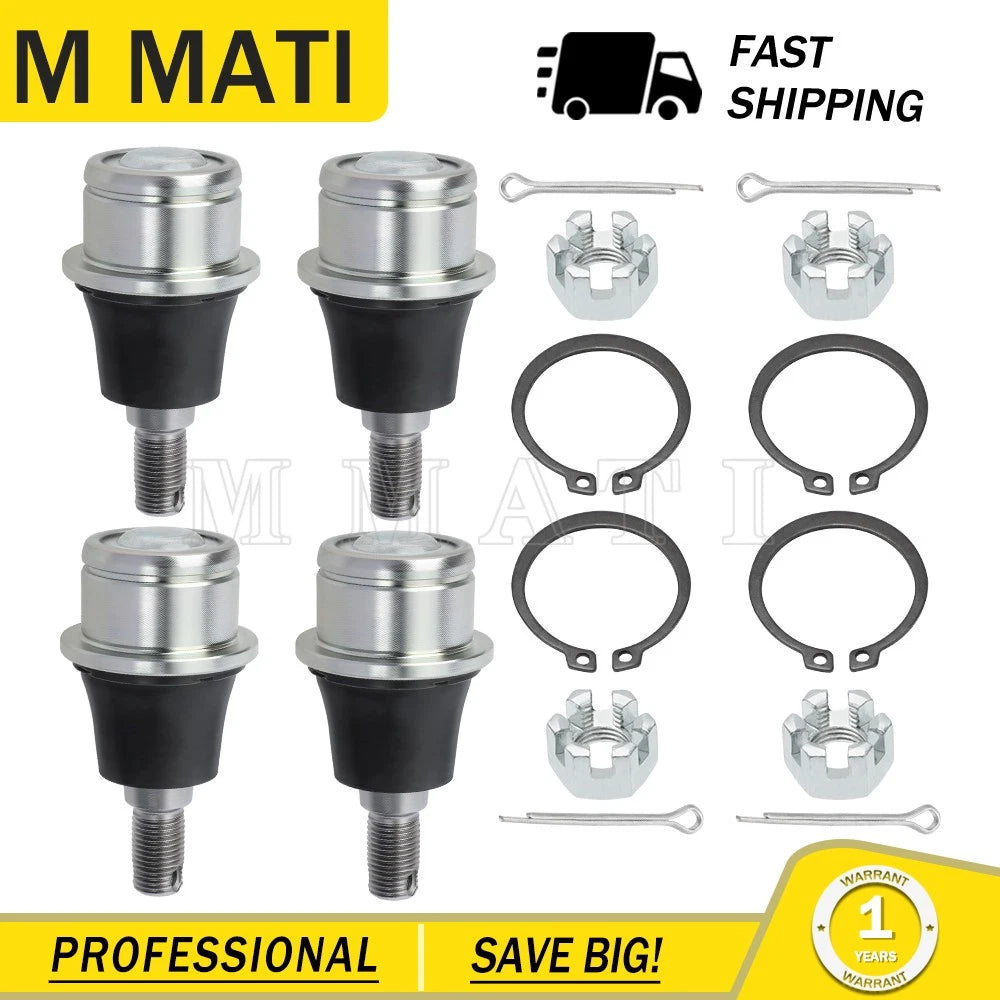 Set of 4 Upper Ball Joints for Can-Am Outlander Renegade (2015–2023) 706202044 706200741