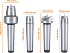 4 Pack Live Center Drive Spur Cup Set for MT2 Wood Lathe