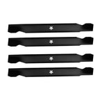 Set of 4 Blades for Husqvarna Craftsman Poulan Mowers (532 13 88-71 1)