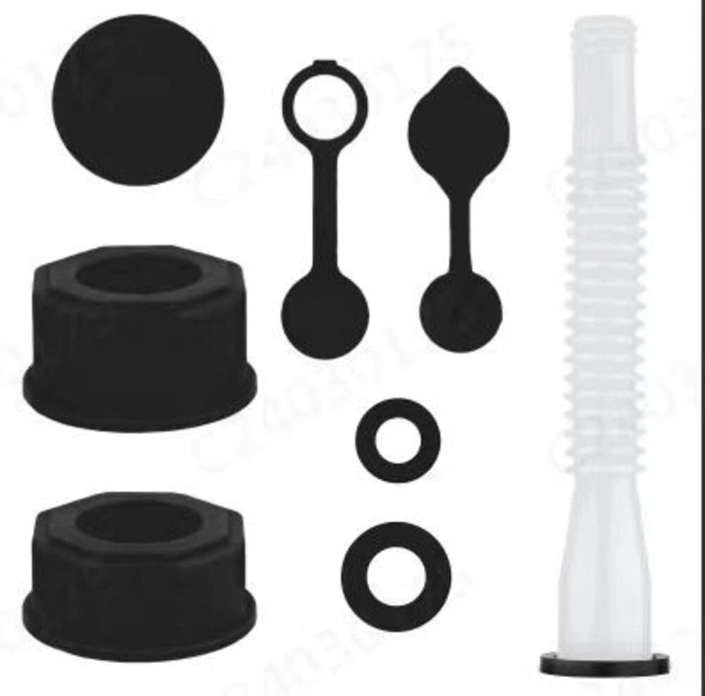 Set of 3 Replacement Gas Tank Nozzles with Hexagonal Nut Design
