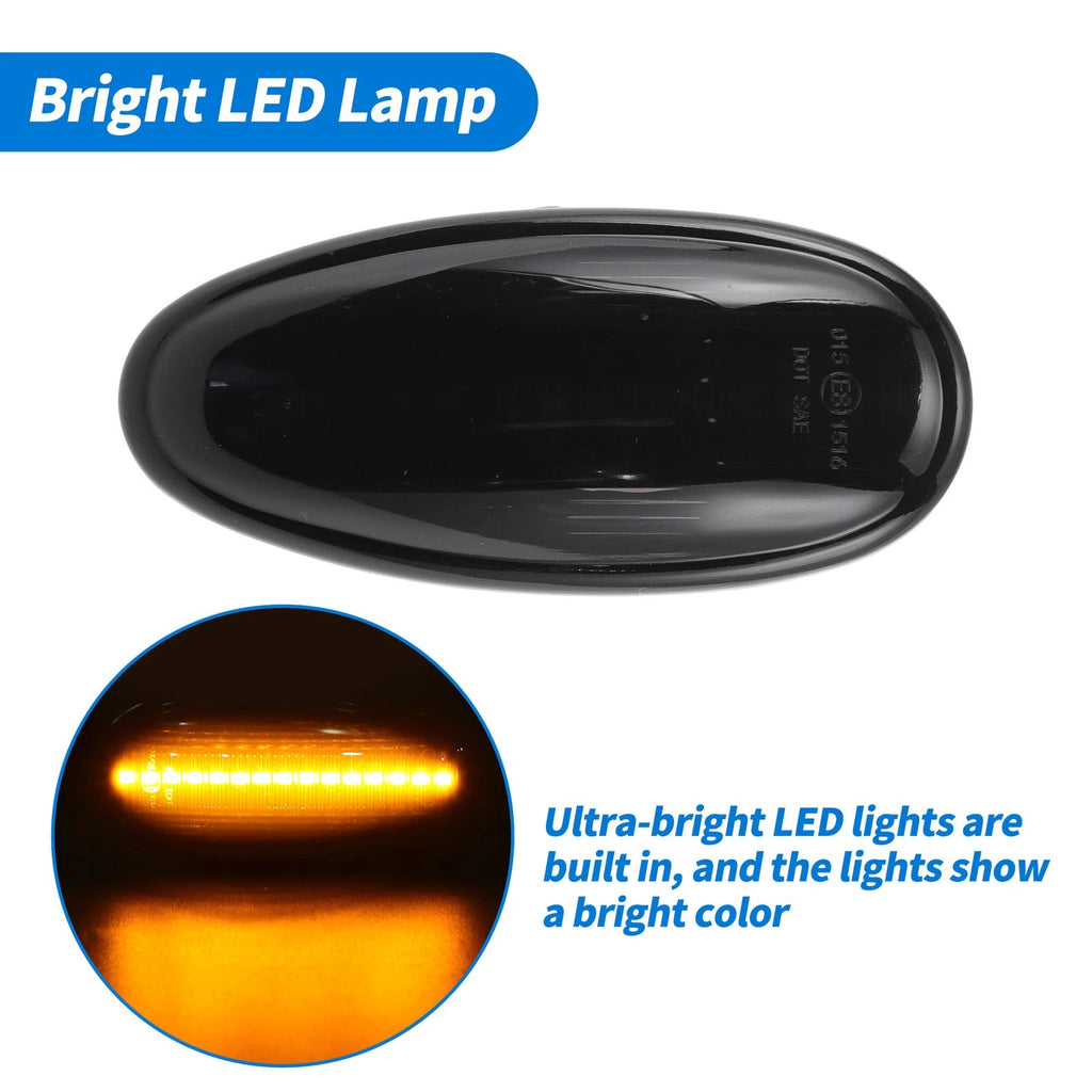 LED Side Fender Marker Light for Mitsubishi Pajero V60 (2006–2016)