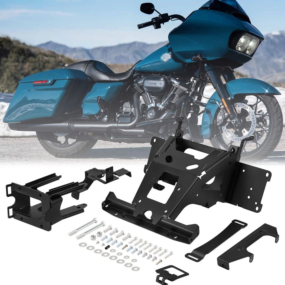 Set of 2 Front Inner Fairing & Radio Mount Brackets for Harley Road Glide (2015–2023)