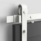 2X Black Plastic Anti Derailment Block for Barn Door Rails (Standard)