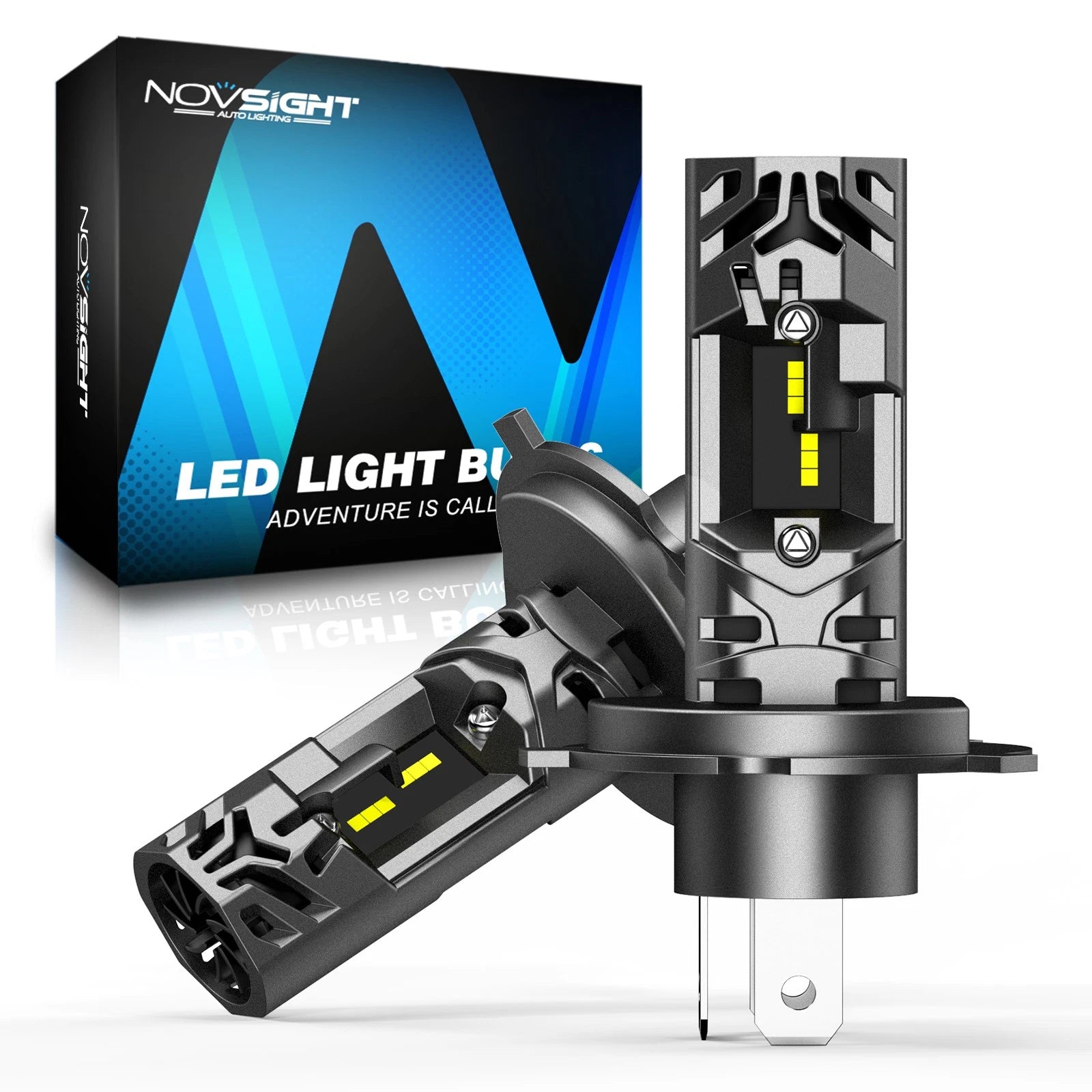 2X 9003 H4 LED Headlight Bulbs Hi-Lo Beam Conversion Kit 36000LM for