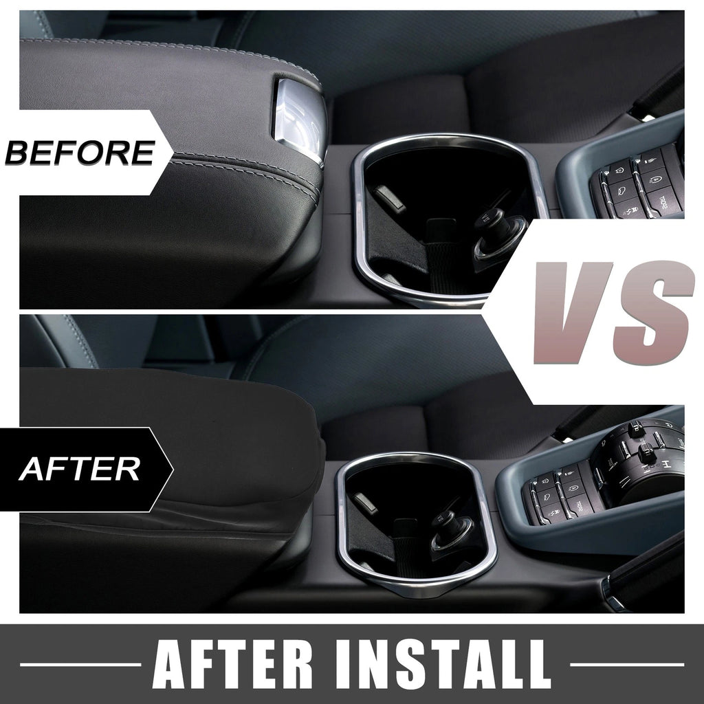 Center Console Armrest Cover Pad for Toyota RAV4 (2019–2023) Black