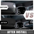Center Console Armrest Cover Pad for Toyota RAV4 (2019–2023) Black