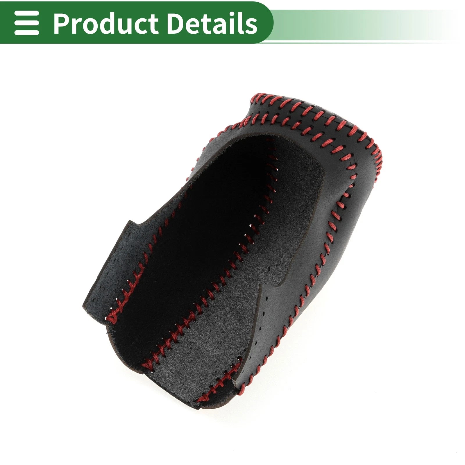 Gear Shift Knob Cover for Mazda CX-30 (2020–2022) Black Carbon Fiber Red