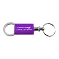 Purple Anodized Aluminum Valet Keychain for Dodge Challenger KC3718.CHA.PUR
