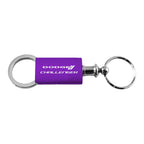 Purple Anodized Aluminum Valet Keychain for Dodge Challenger KC3718.CHA.PUR