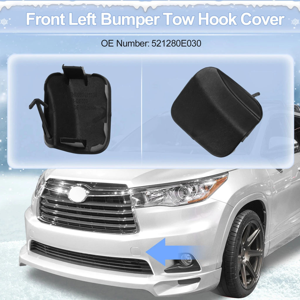 Tow Hook Cover Cap for Toyota Highlander (2014–2016) No. 521280E110