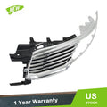 Set of 2 Front Upper Grille Replacements for Lincoln MKX (2016–2018) Chrome