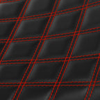 Seat Black Red Driver Rider for Harley Sportster XL 883 1200 48 (2010-2022)