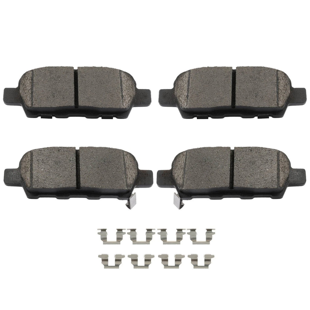 Rear Premium Ceramic Brake Pads for Nissan Rogue Select Sentra (2008–2010)