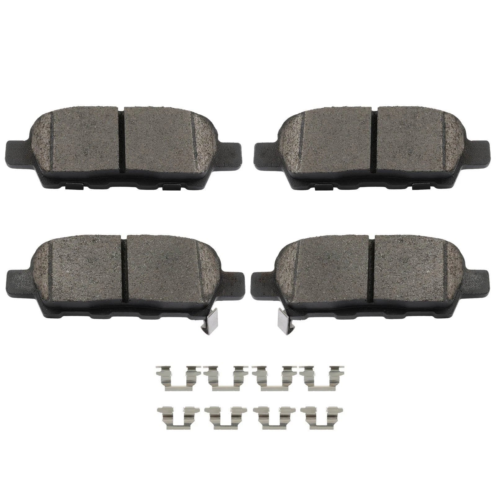 Rear Premium Ceramic Brake Pads for Nissan Rogue Select Sentra (2008–2010)