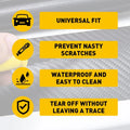 8X Carbon Fiber Door Handle Bowl Protectors for
