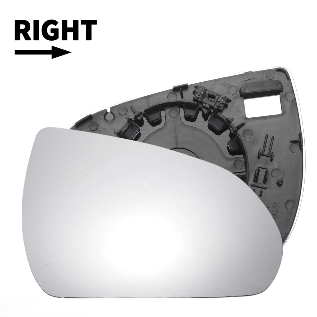 Right Side White Mirror Glass for Hyundai I30 (2017–2022)