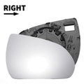Right Side White Mirror Glass for Hyundai I30 (2017–2022)