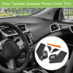 Pair A Pillar Door Tweeter Speaker Cover Trim for Nissan Sentra (2012–2018)