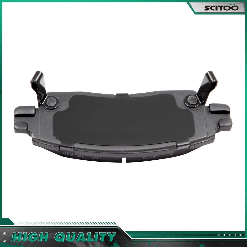 Rear Ceramic Brake Pads for GMC Envoy, Chevrolet Trailblazer (2002–2009)